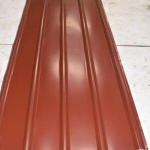 Box Profile Mabati – Maroon Finish