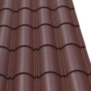 Roman Tile Mabati – Brick Red Matte Finish